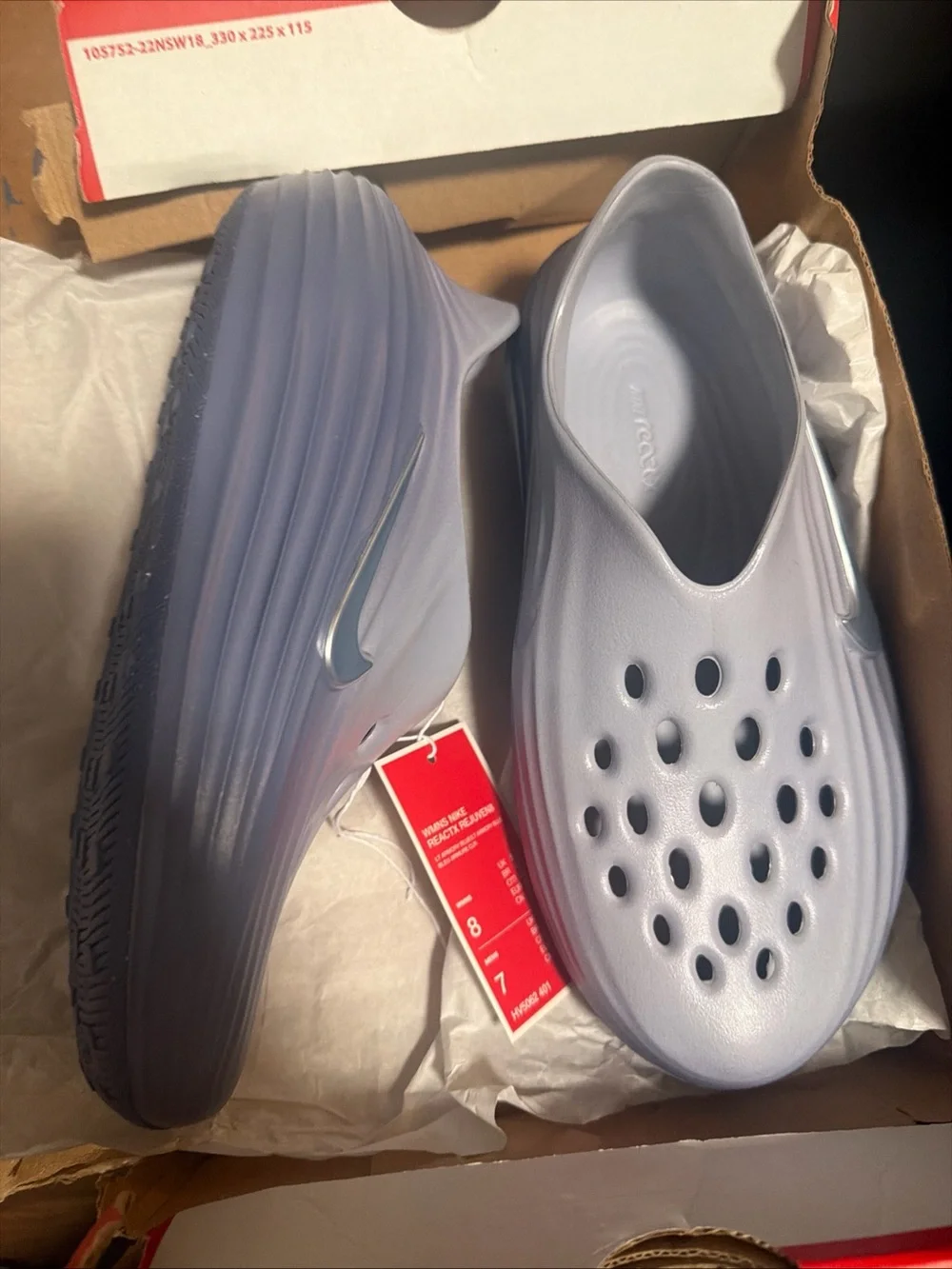 Nike ReactX Rejuven8 Light Armory Blue Women’s Size 8 Men’s 7 HV5062-401